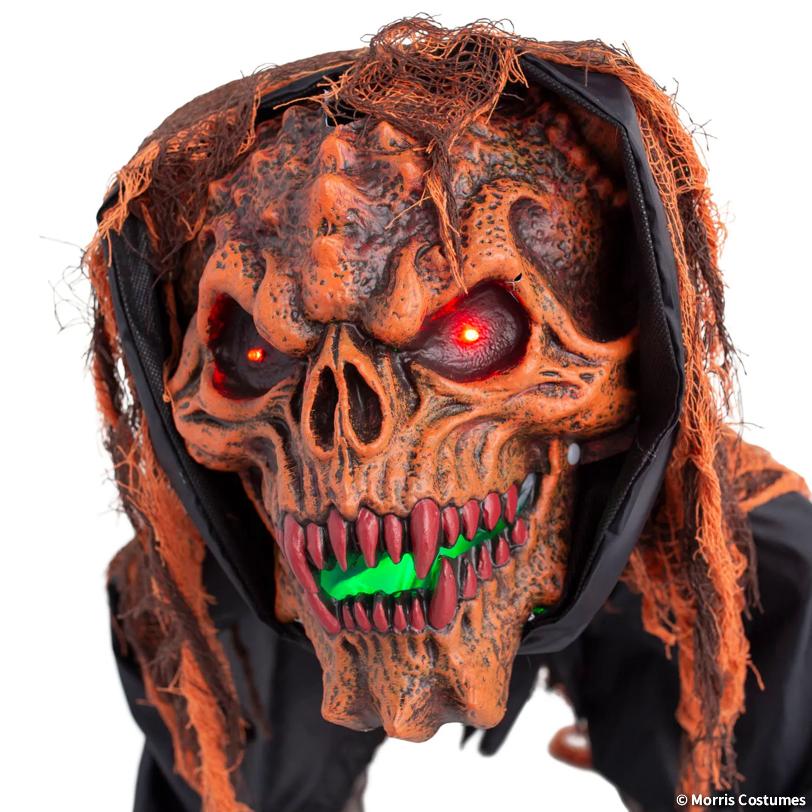 2 Ft Animated Light Up Crouching Monster Halloween Decoration