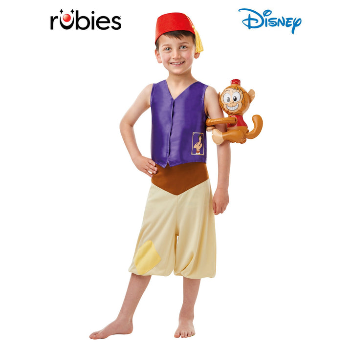 Aladdin Deluxe Costume, Child for Halloween with Arabian Nights theme