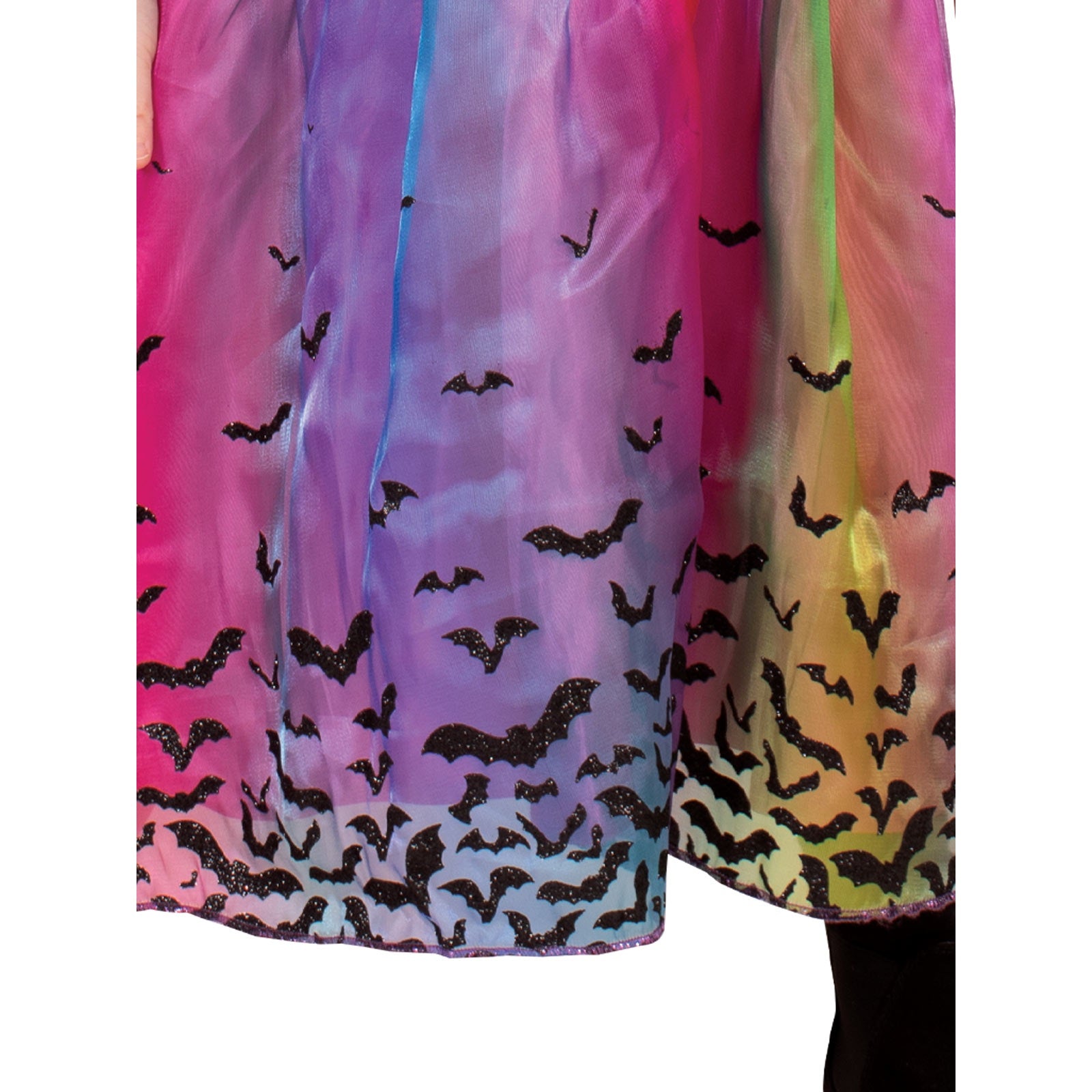 Rainbow Colour Magic Witch Deluxe Costume, Child