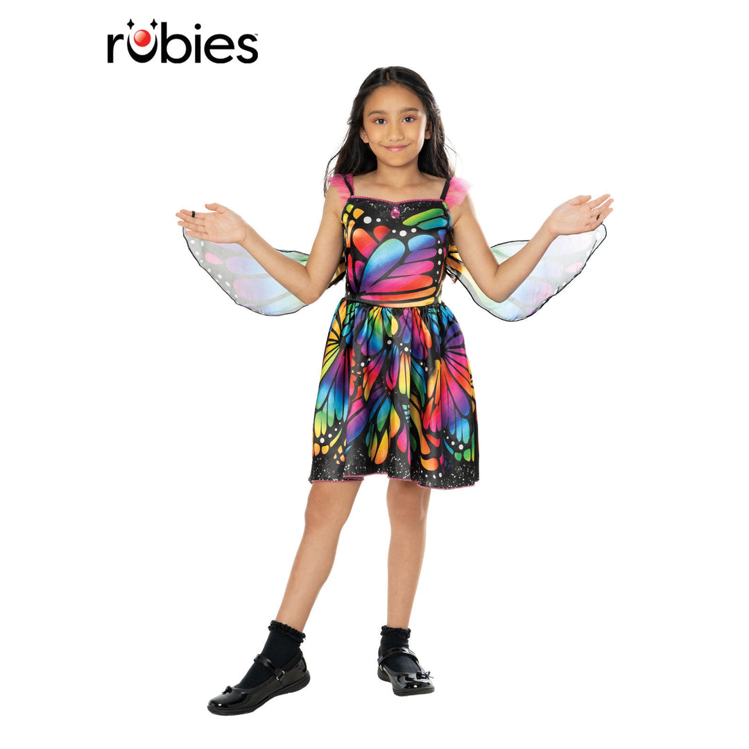 Beautiful monarch butterfly costume for children with intricate wing details