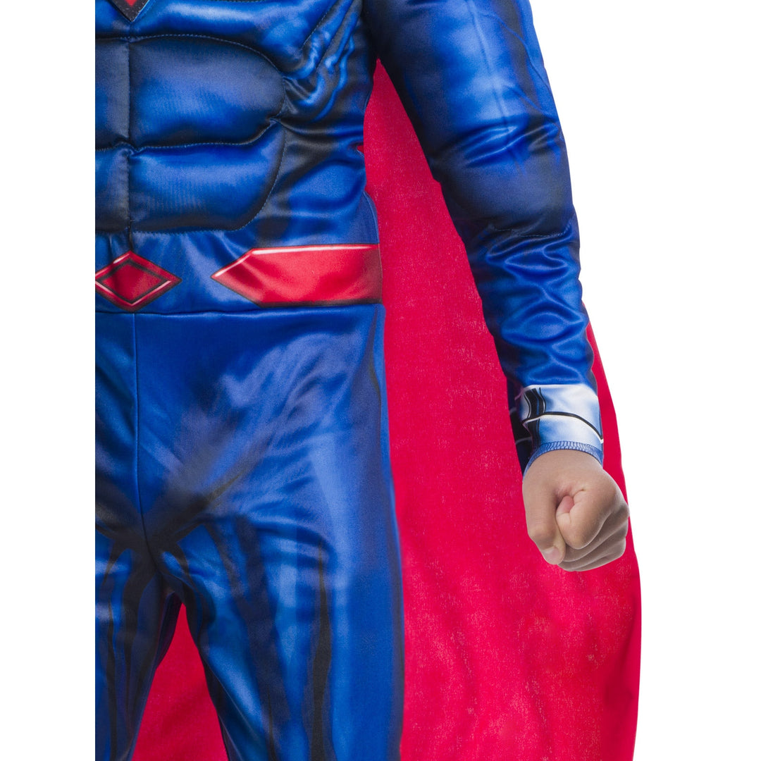 Child's Superman Deluxe Lenticular Costume with Dynamic Design