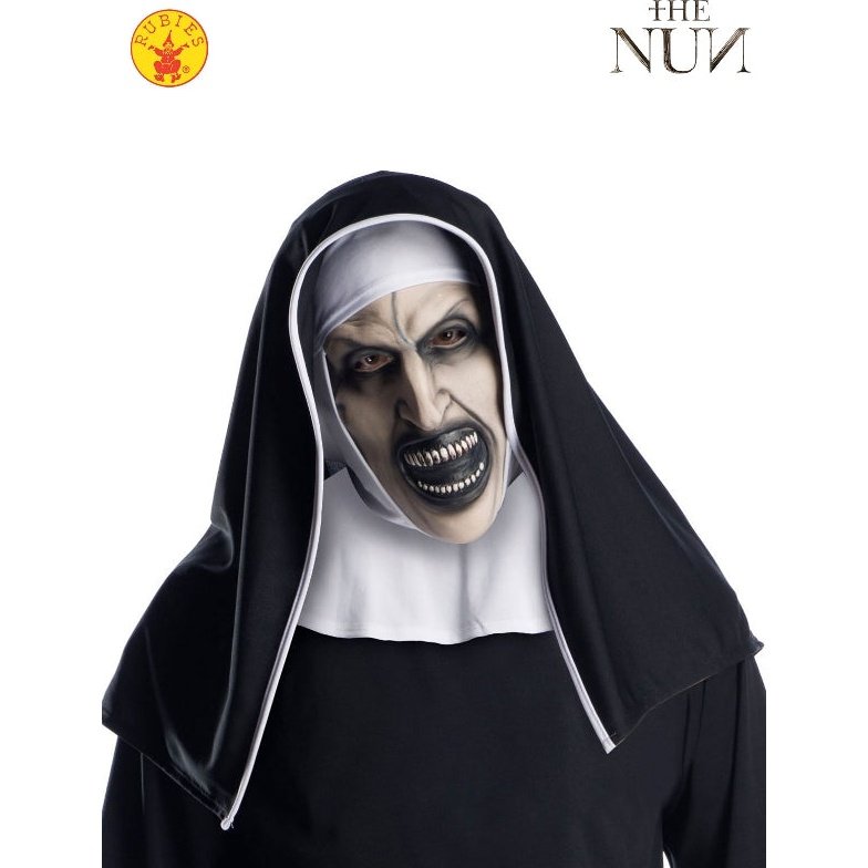 The Nun 3/4 Mask With Headpiece - Adult.