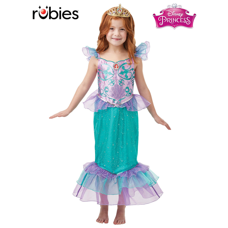 Ariel Glitter and Sparkle Costume for Child with Shimmering Sequins