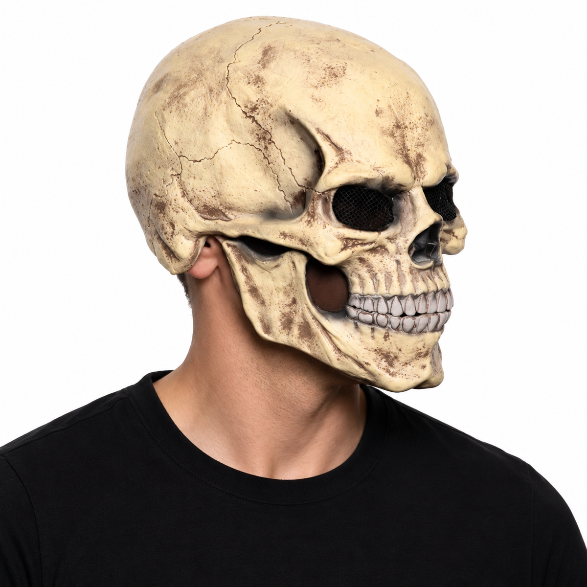 Skull Mask with Moving Mouth