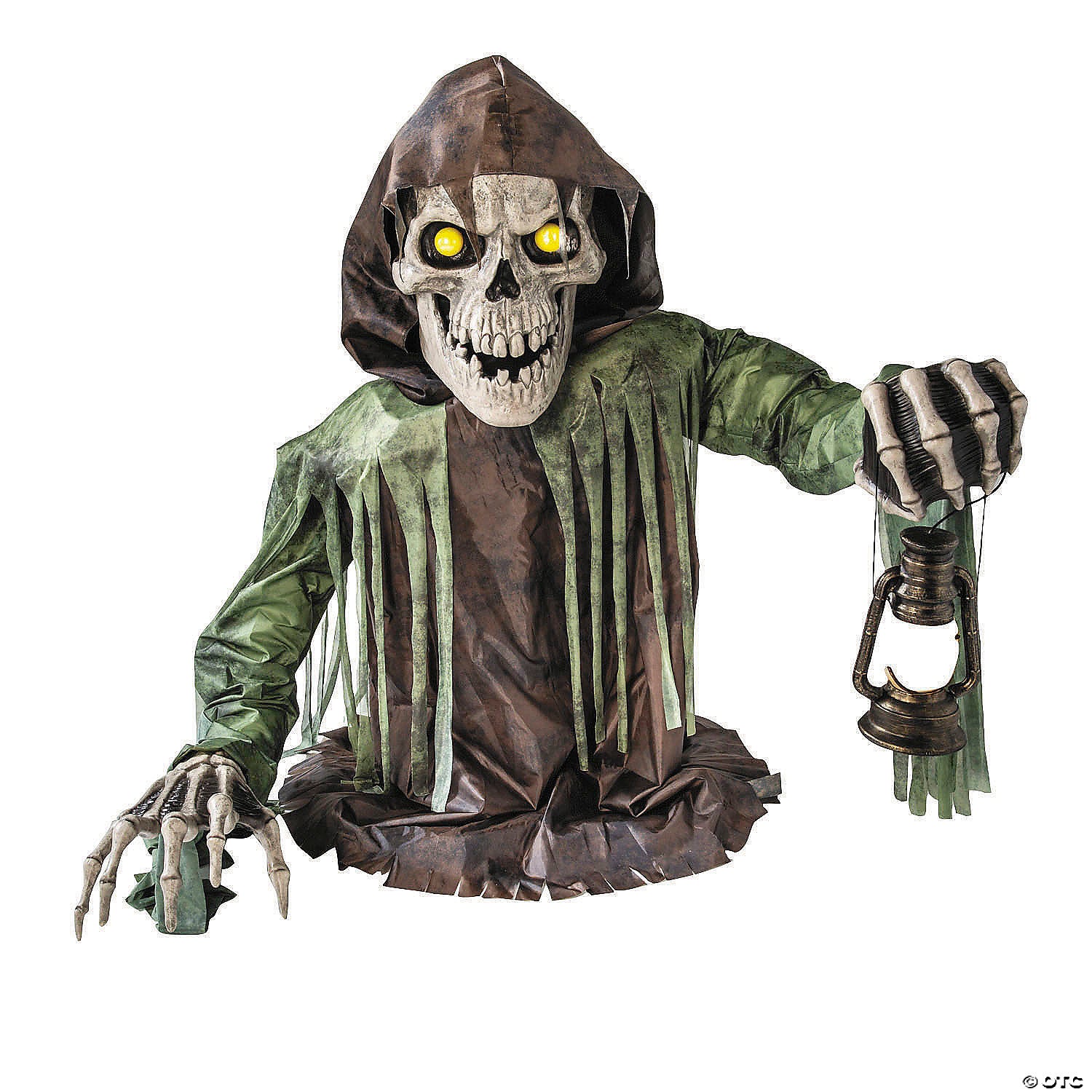 4 Ft. 10" Animated Light-Up Corrouded Skeleton Reaper