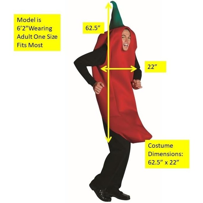 Hot Pepper Adult Costume
