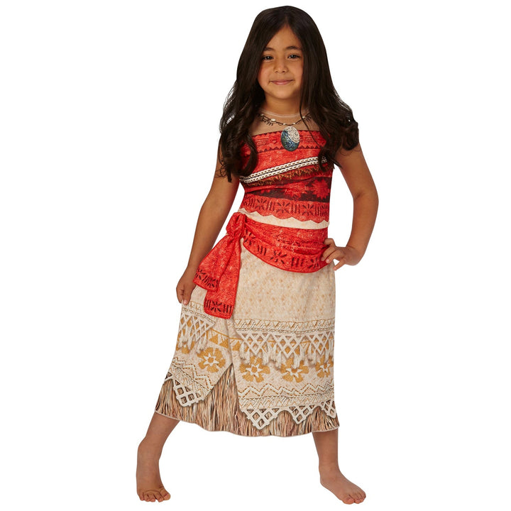 A cute and colorful Moana classic costume for 3-5 year olds