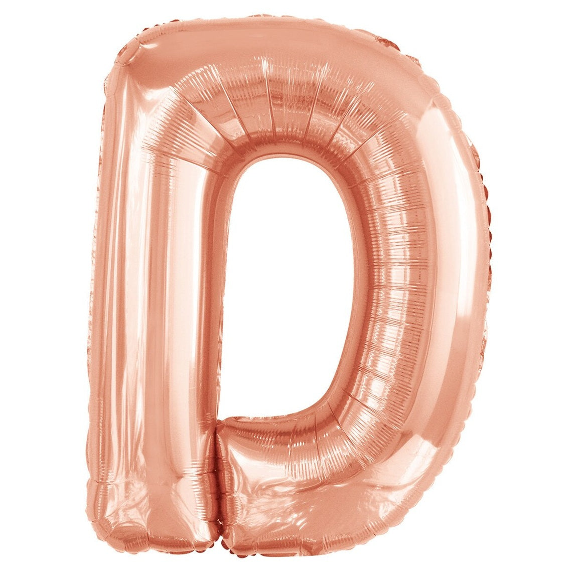 Rose Gold Letter D Foil Balloon-86cm