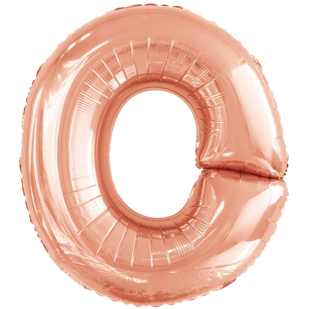 Rose Gold Letter O Foil Balloon-86cm