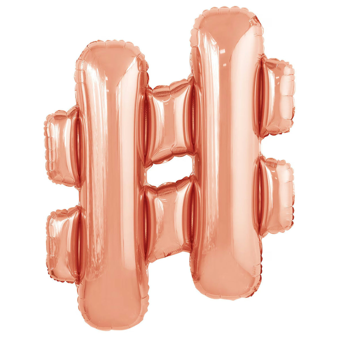 Rose Gold Hashtag # Symbol Foil Balloon-86cm