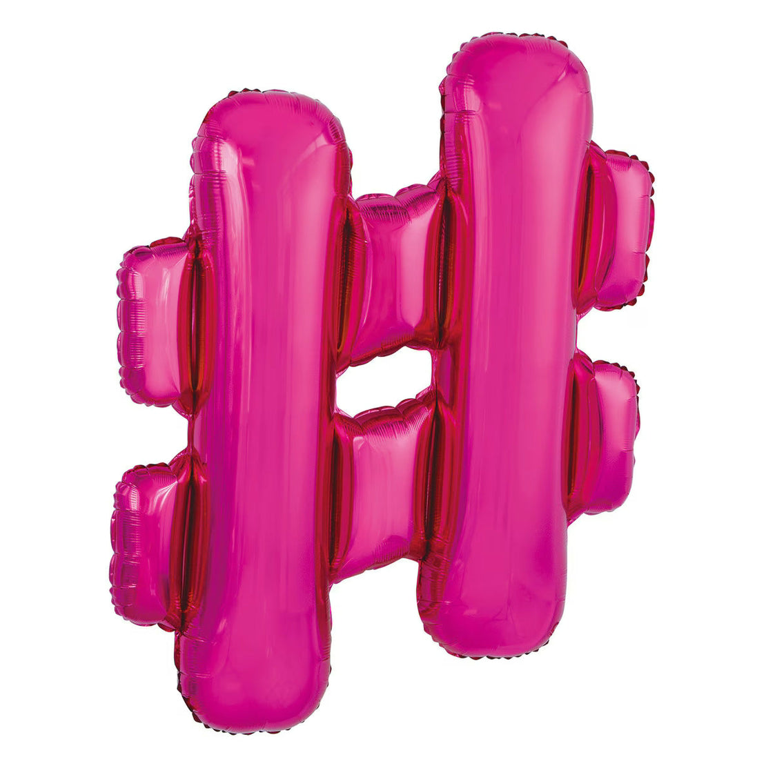 Hot Pink Hashtag # Foil Balloon-86cm