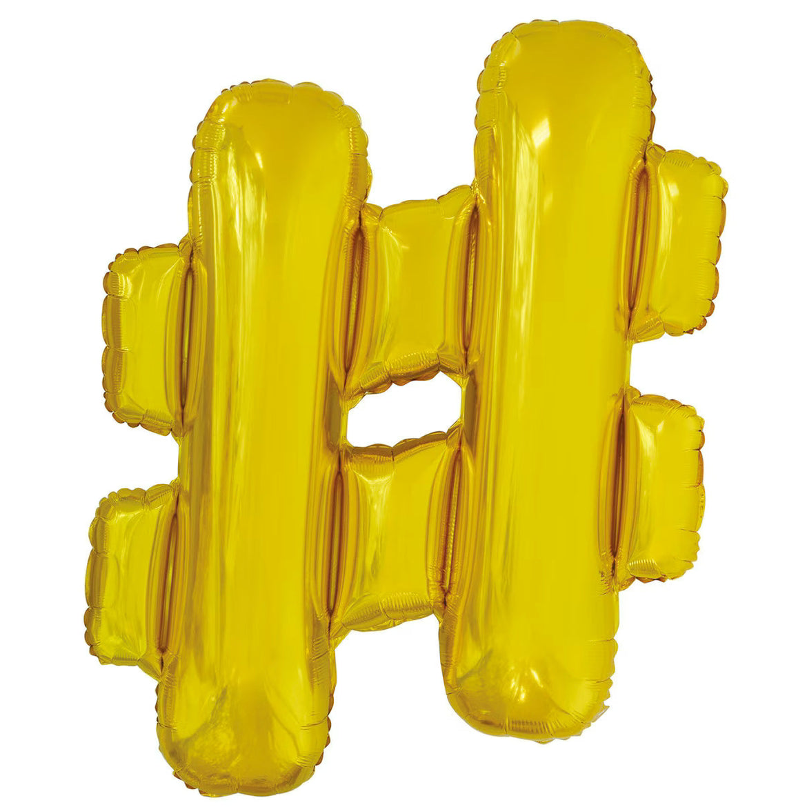 Gold Hashtag # Symbol Foil Balloon-86cm