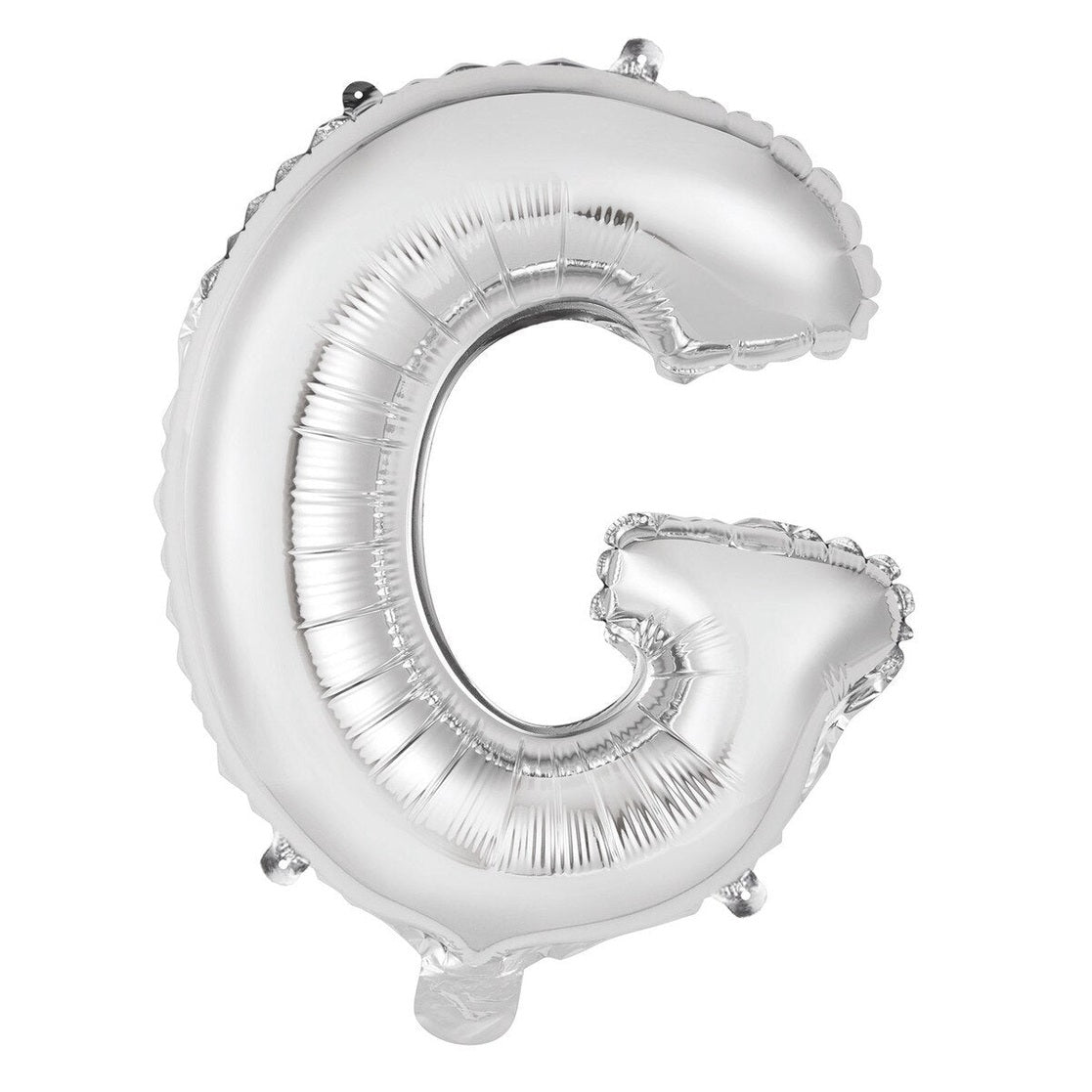 Silver Letter G Foil Balloon - 35cm