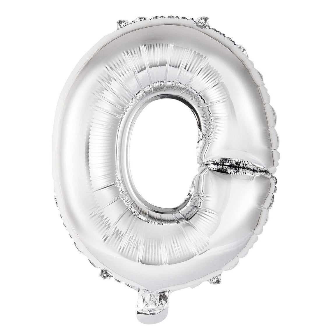 Silver Letter O Foil Balloon - 35cm