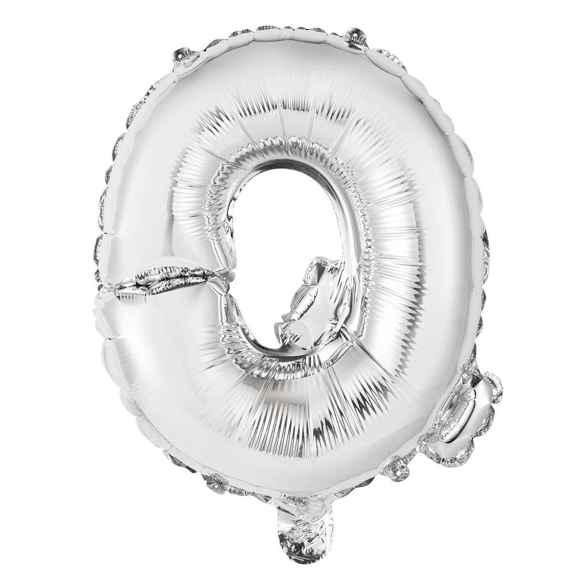 Silver Letter Q Foil Balloon - 35cm