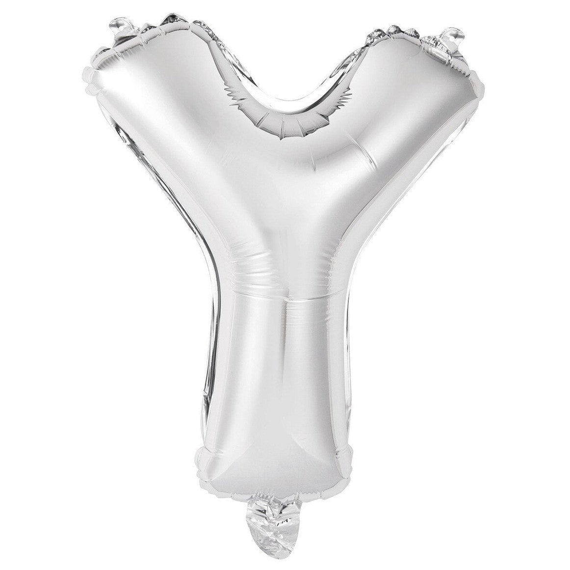 Silver Letter Y Foil Balloon - 35cm