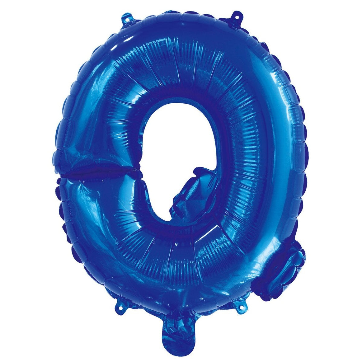 Blue Letter Q Foil Balloon - 35cm