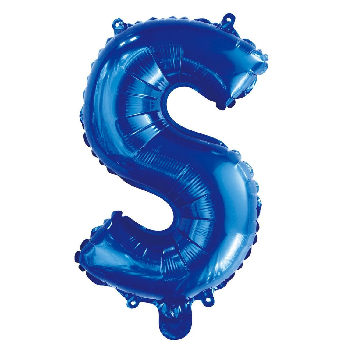 Blue Letter S Foil Balloon - 35cm