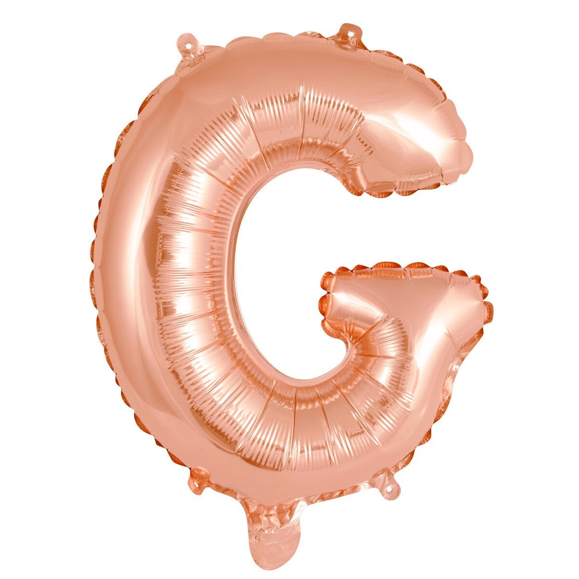 Rose Gold Letter G Foil Balloon - 35cm