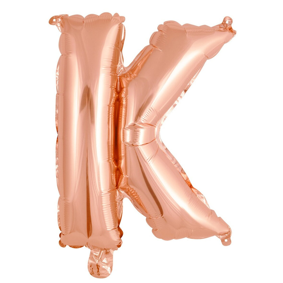 Rose Gold Letter K Foil Balloon - 35cm