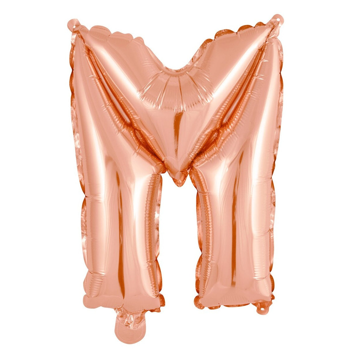 Rose Gold Letter M Foil Balloon - 35cm