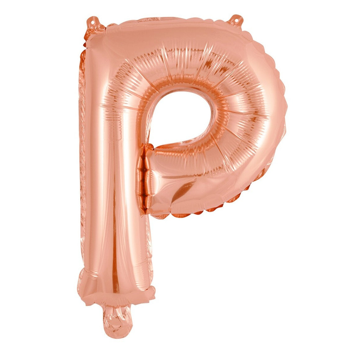 Rose Gold Letter P Foil Balloon - 35cm