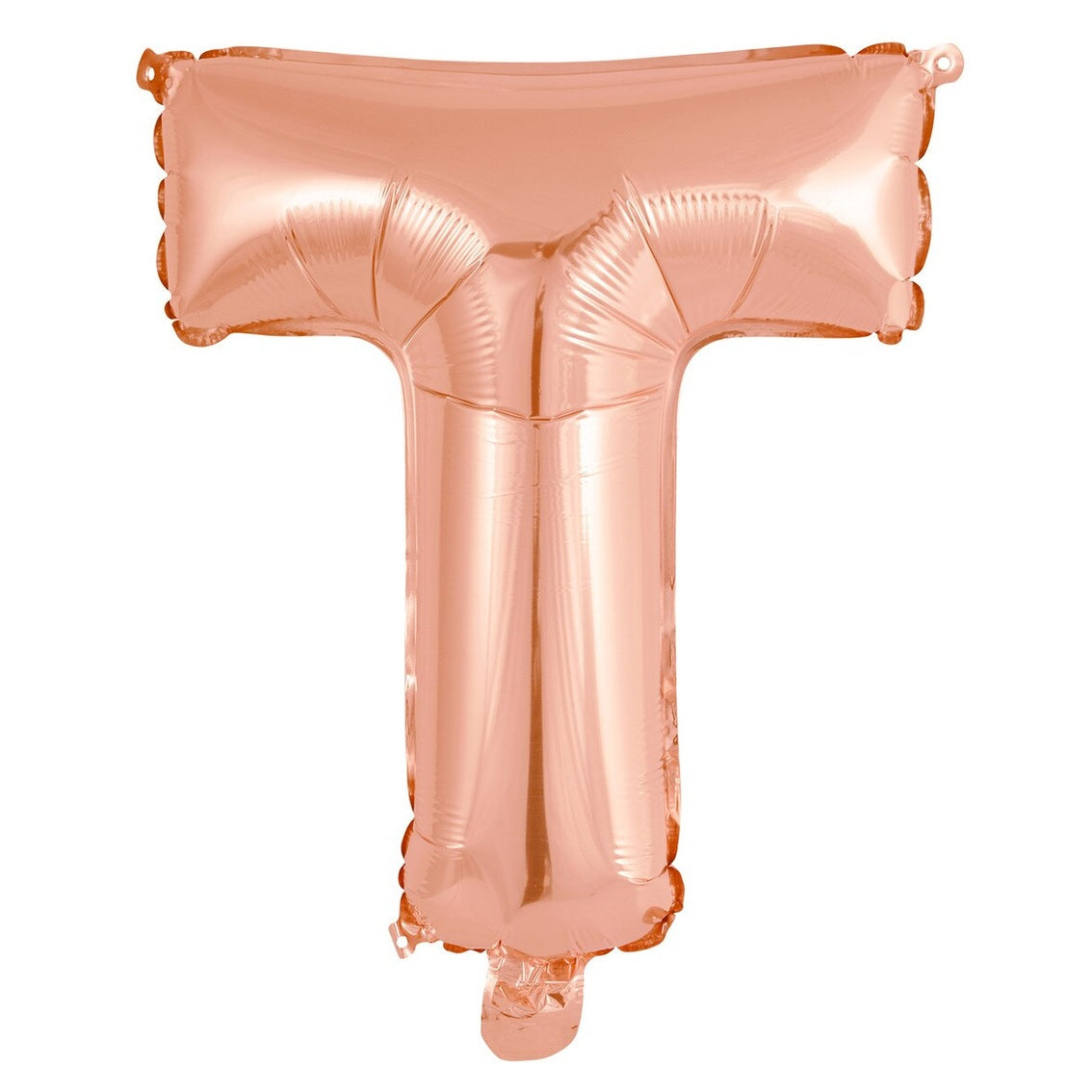Rose Gold Letter T Foil Balloon - 35cm