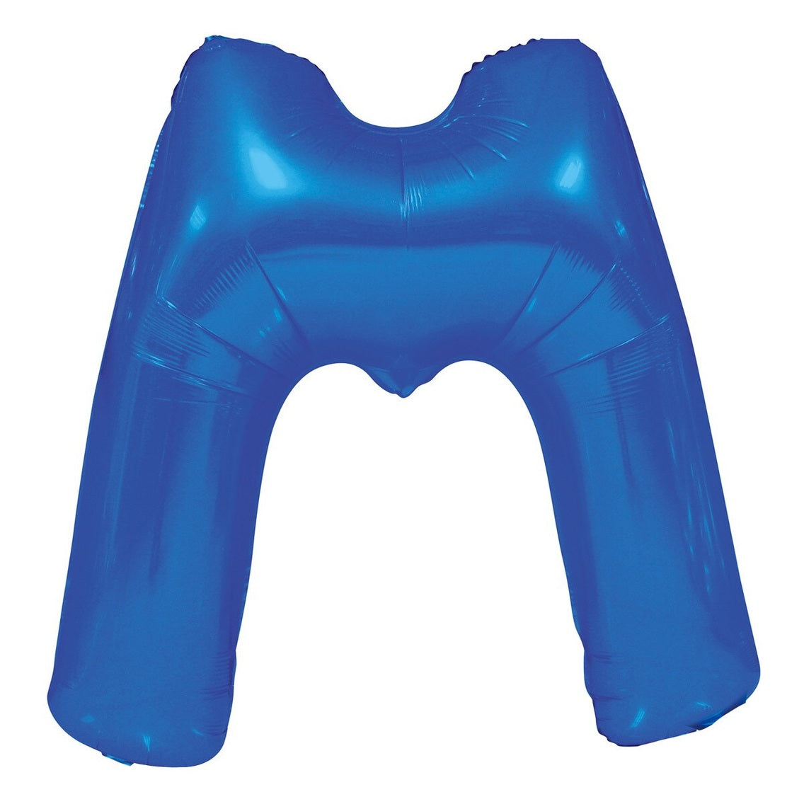Blue Letter M Foil Balloon-86cm