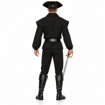 Dark Pirate Men's Costume