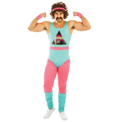 Mens 80s Fitness Instructor Costume