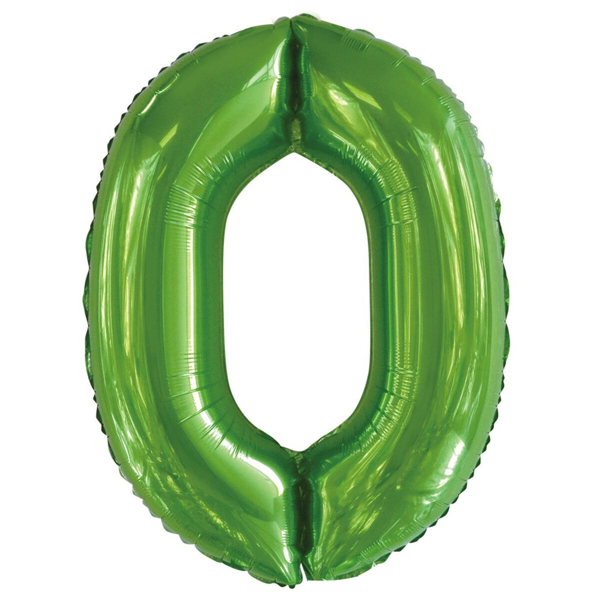 Number 0 Green Foil Balloon-86cm