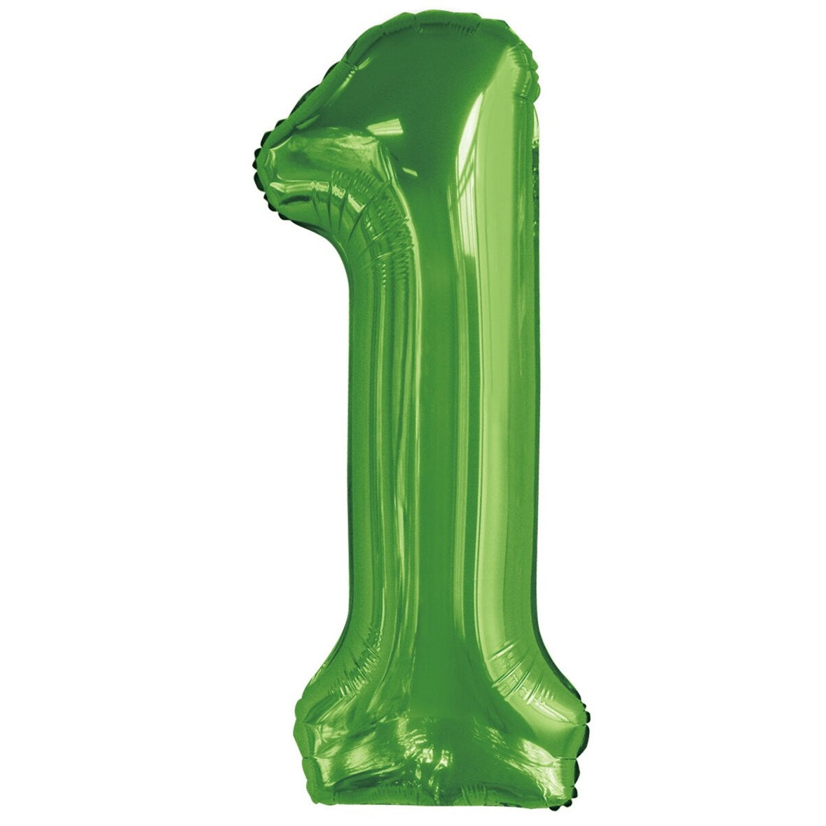 Number 1 Green Foil Balloon-86cm