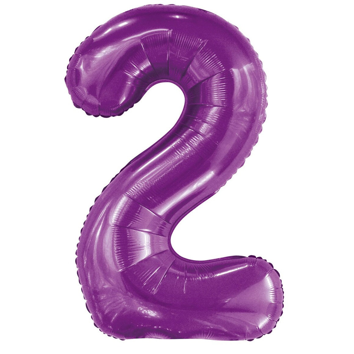 Number 2 Purple Foil Balloon-86cm