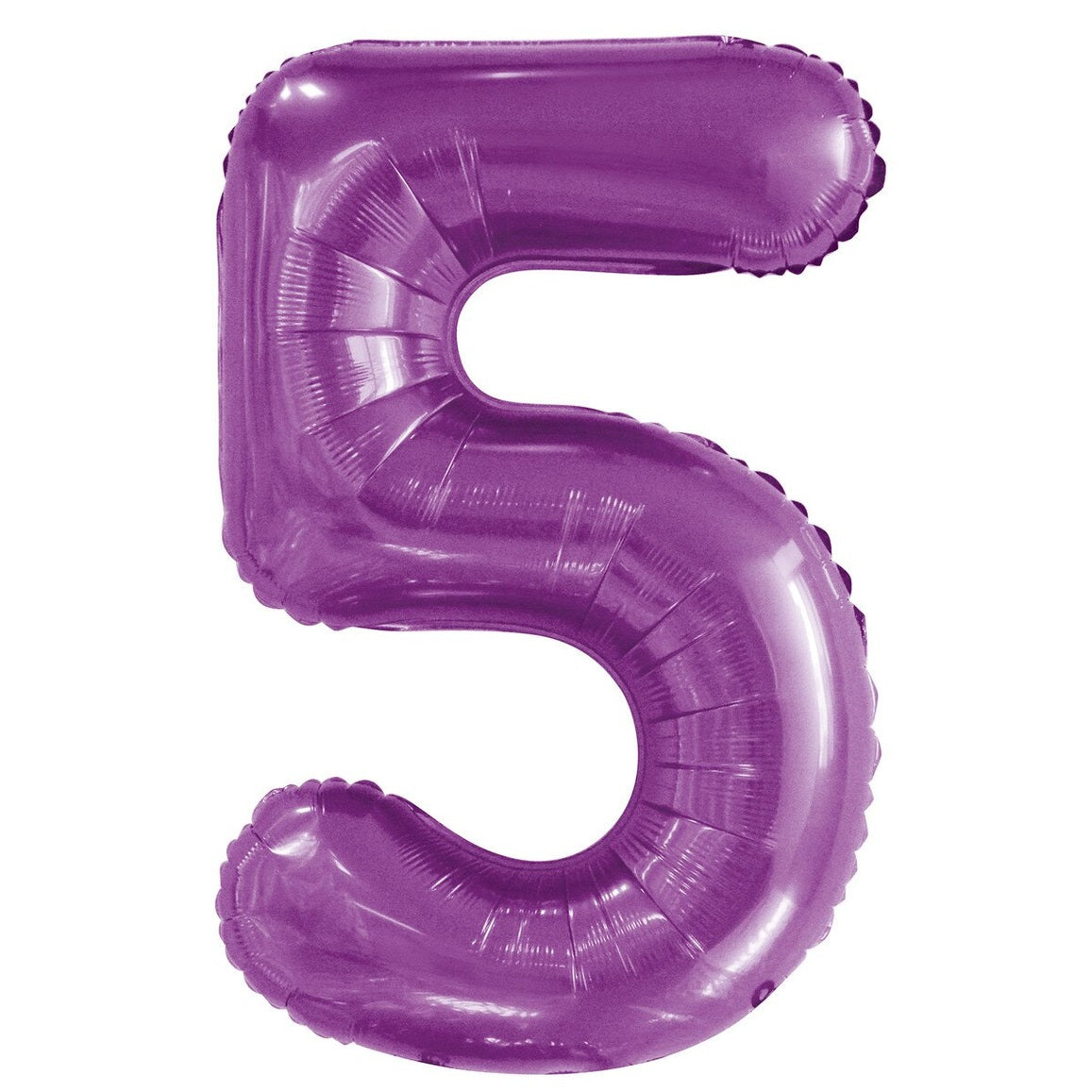 Number 5 Purple Foil Balloon-86cm