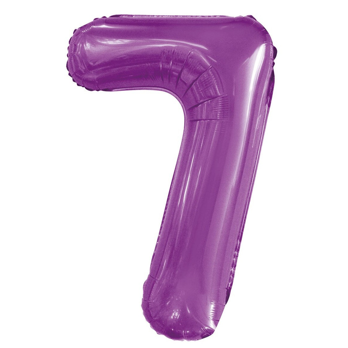 Number 7 Purple Foil Balloon-86cm