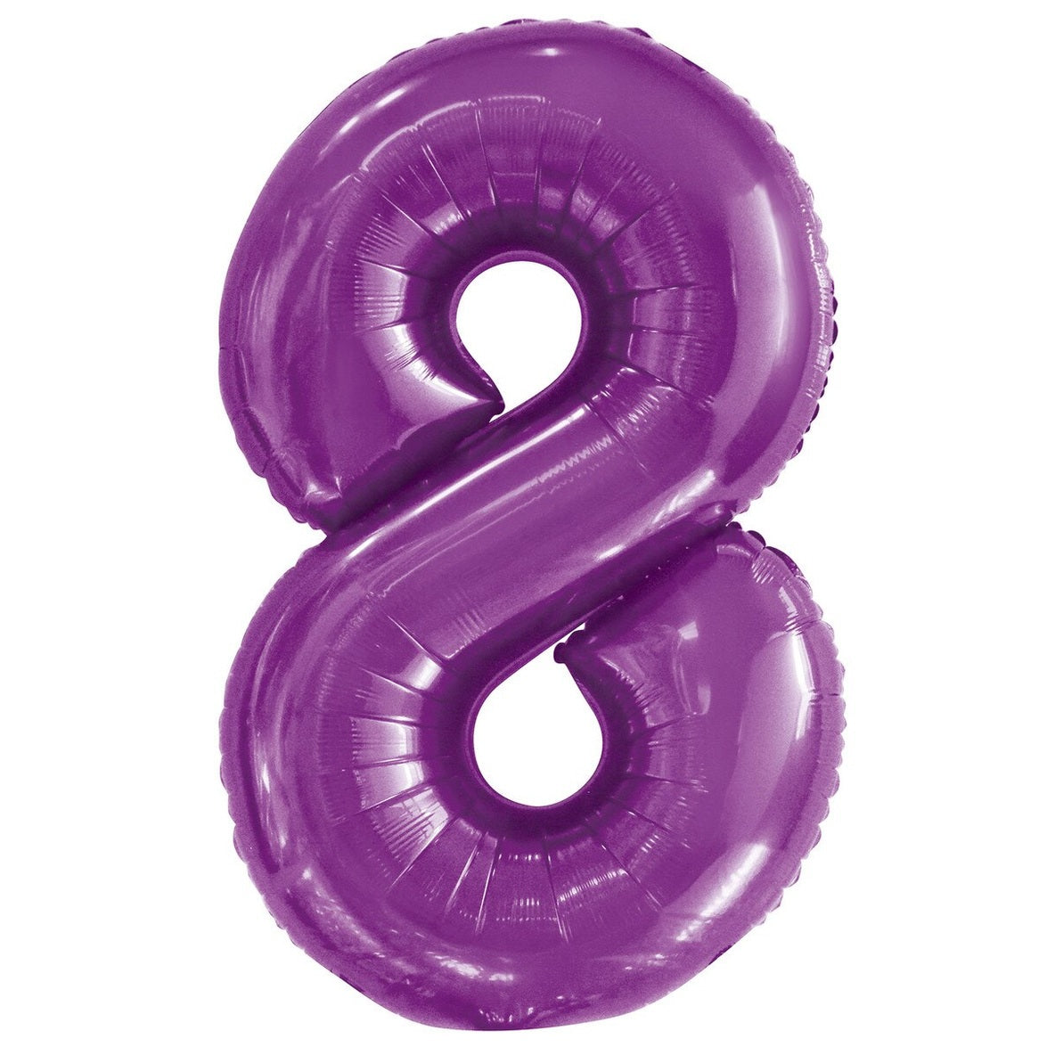 Number 8 Purple Foil Balloon-86cm
