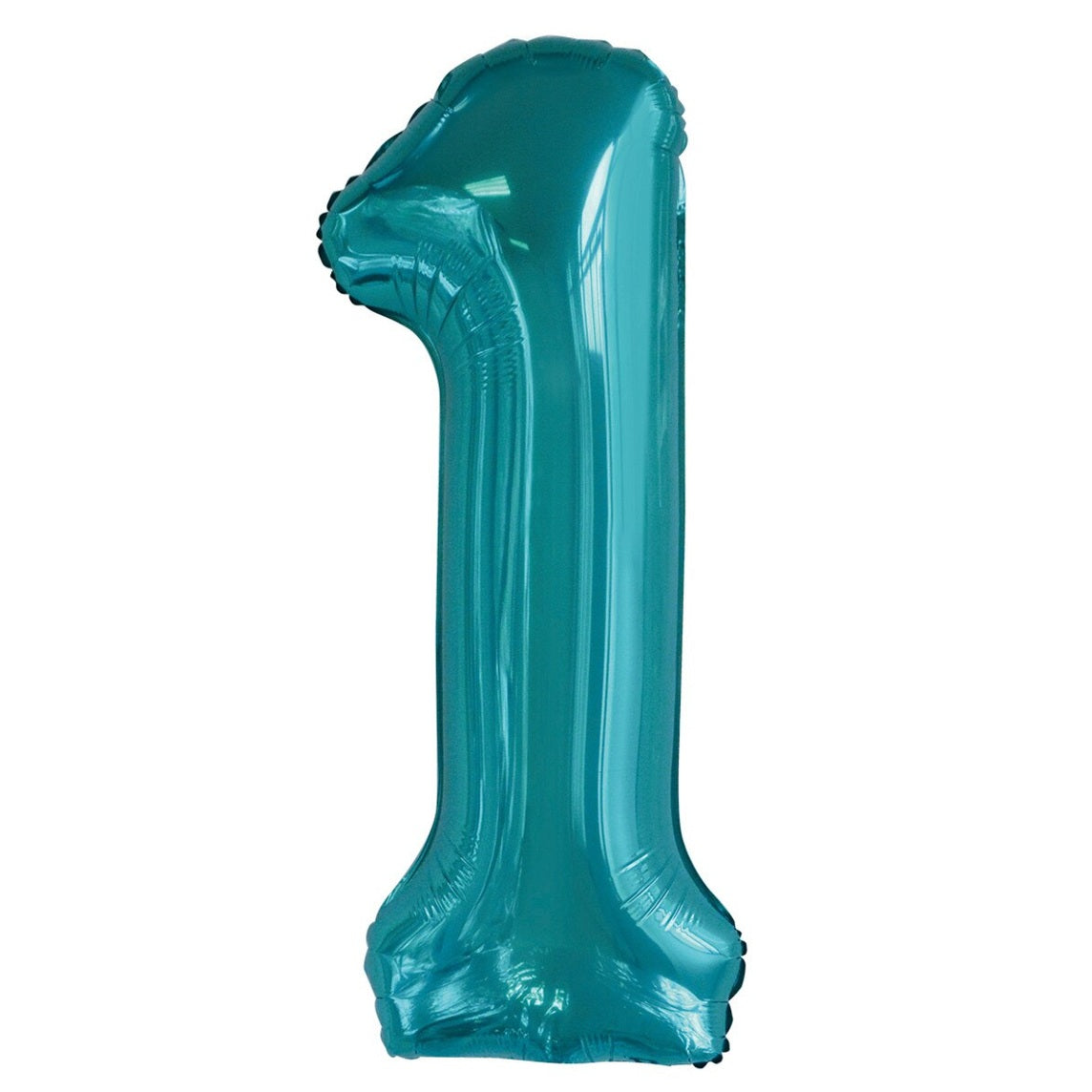 Number 1 Teal Foil Balloon-86cm