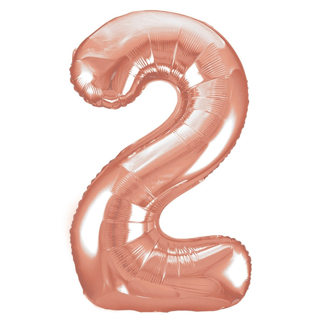 Number 2 Rose Gold Foil Balloon-86cm