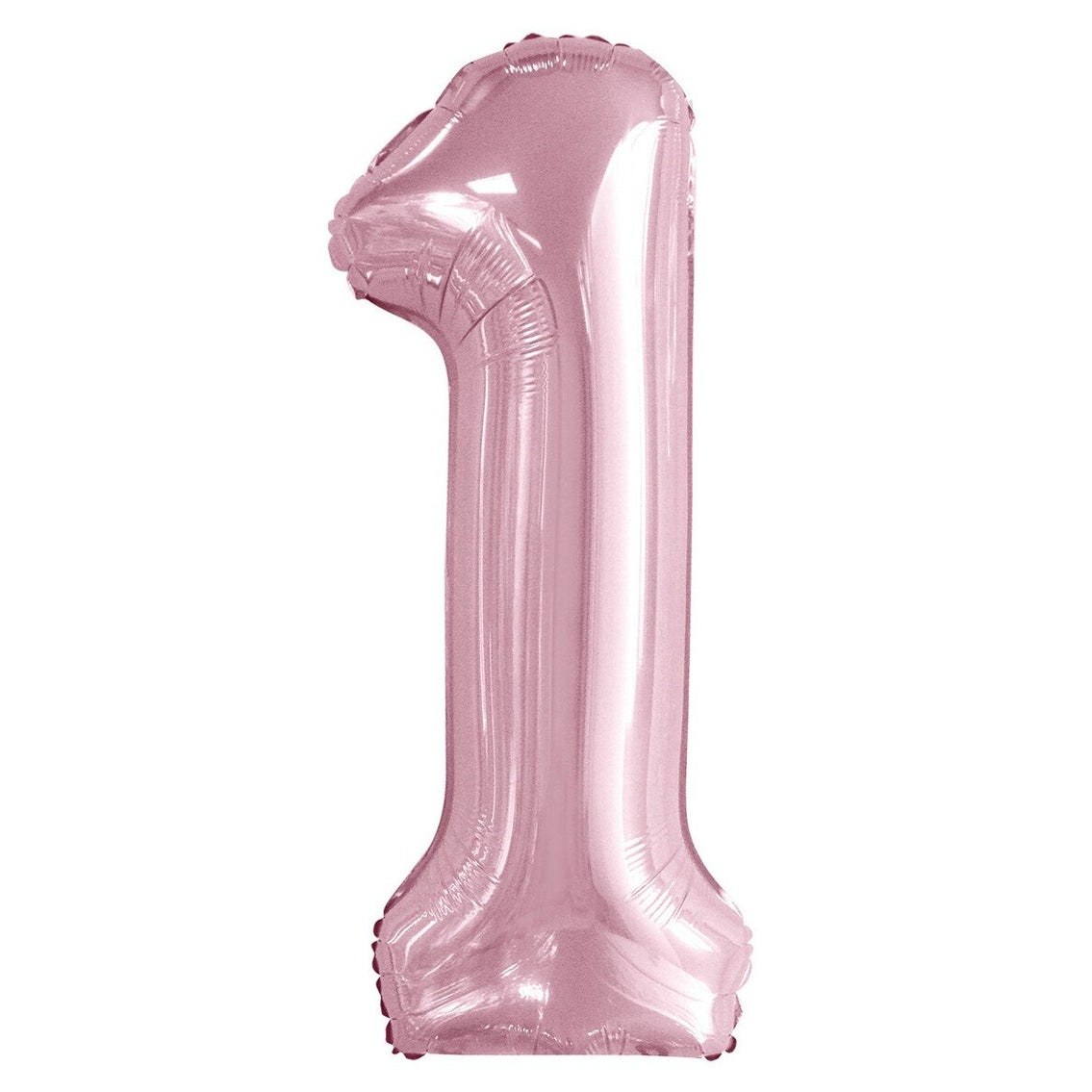 Number 1 Flamingo Pink Foil Balloon-86cm
