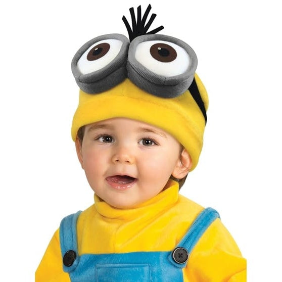 Adorable Minion Kevin costume for toddlers with goggles and overalls