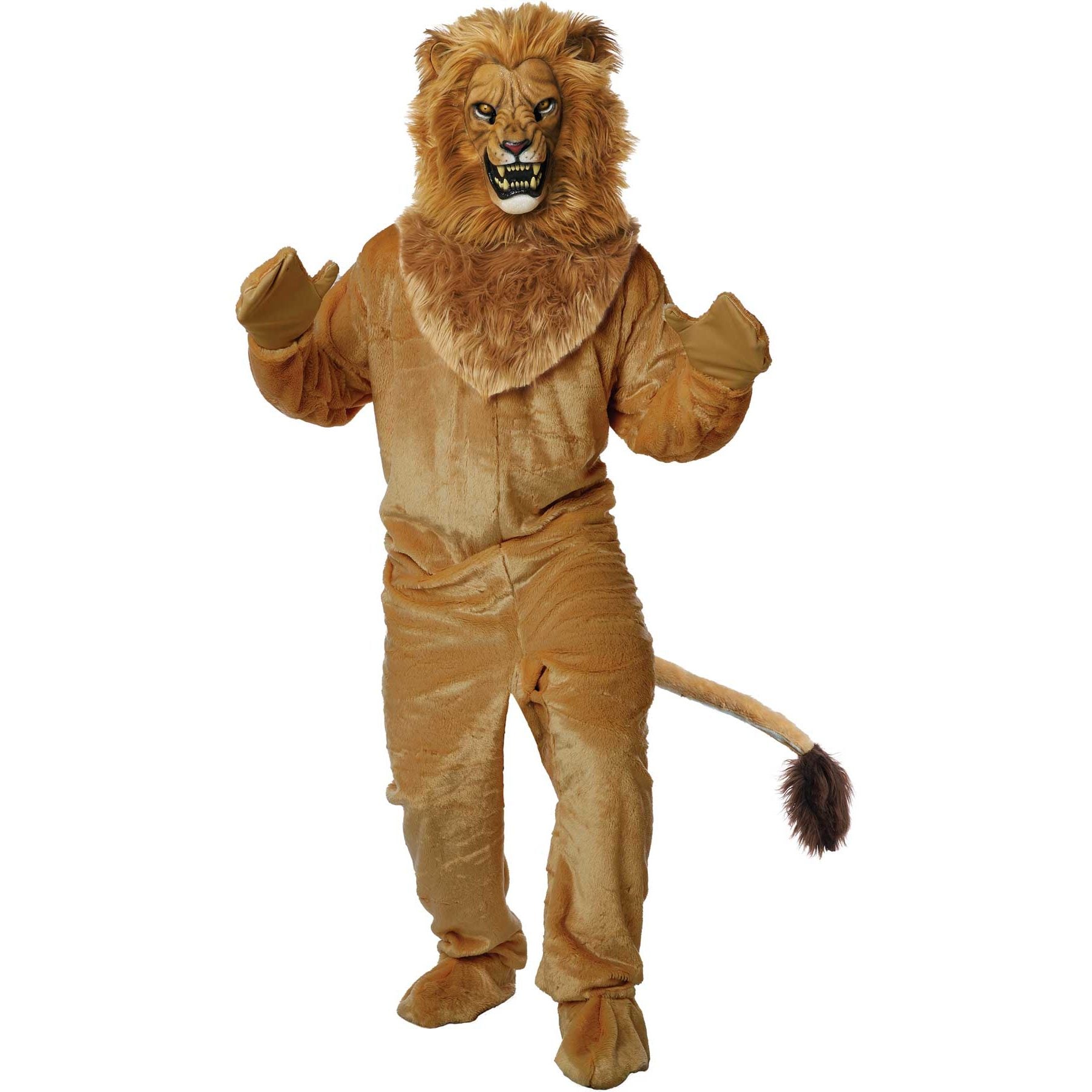 Lion Mascot Adult Costume
