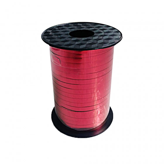 Red Metallic Curling Balloon Ribbon