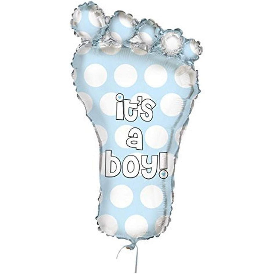 It's a Boy! Baby Foot Shape Foil Balloon 76cm