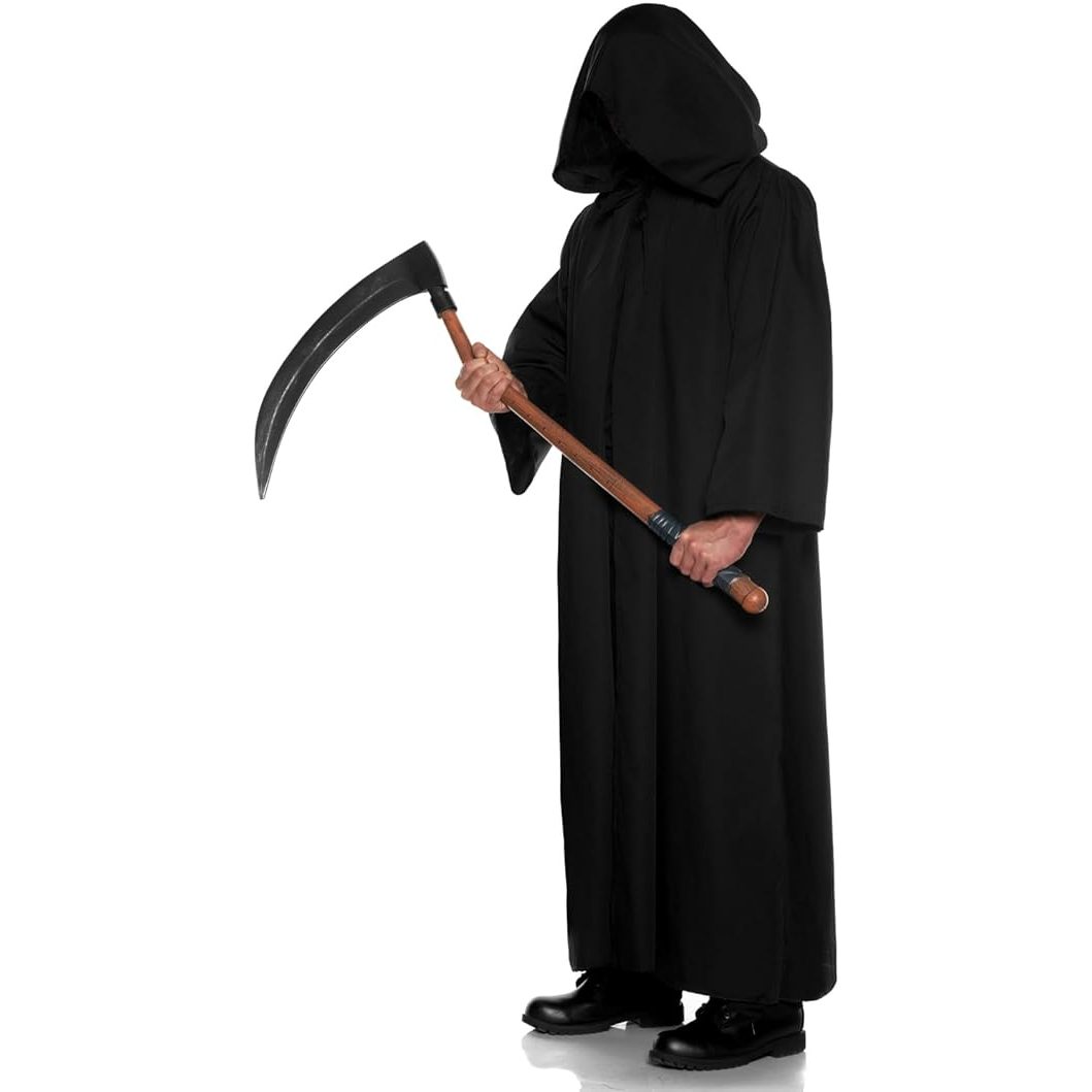 Black Hooded Cloak Adult