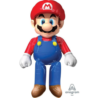 Super Mario Giant Airwalker Foil Balloon 137cm