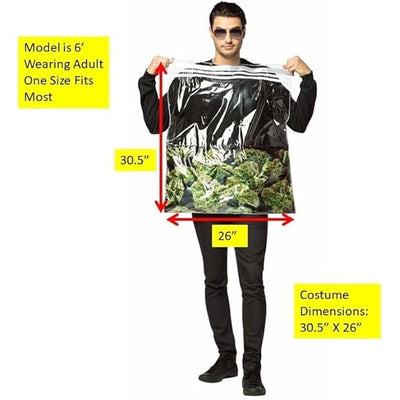 Bag of Weed Costume, Adult