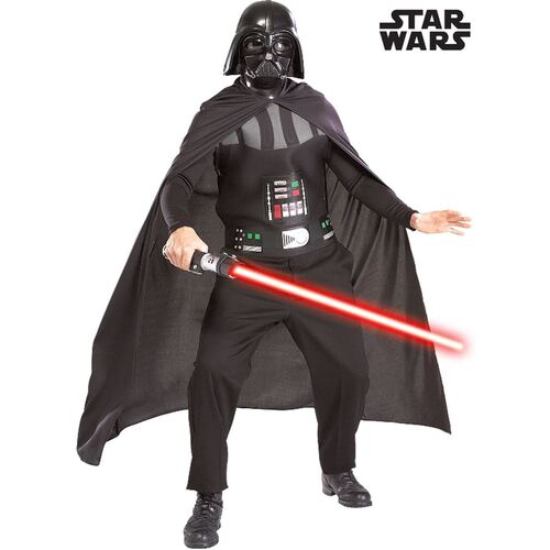 Darth Vader Adult Set With Lightsabre Size Std costume for Halloween and cosplay
