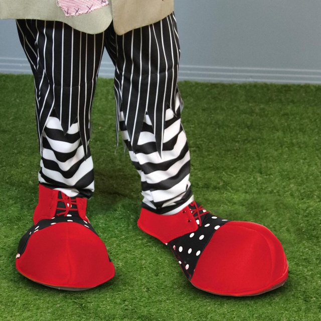 Oversized Red Clown Shoes, Adult