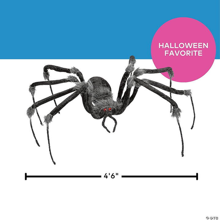 Detailed black wolf spider figurine with movable joints and lifelike hair texture