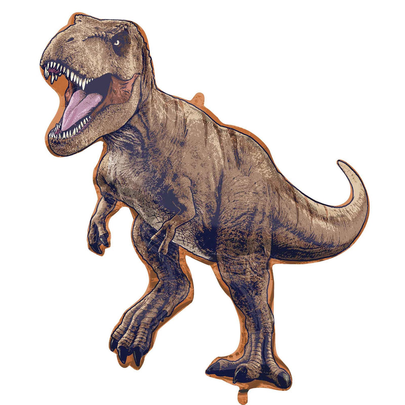 T-Rex Dinosaur Supershape Foil Balloon 99cm